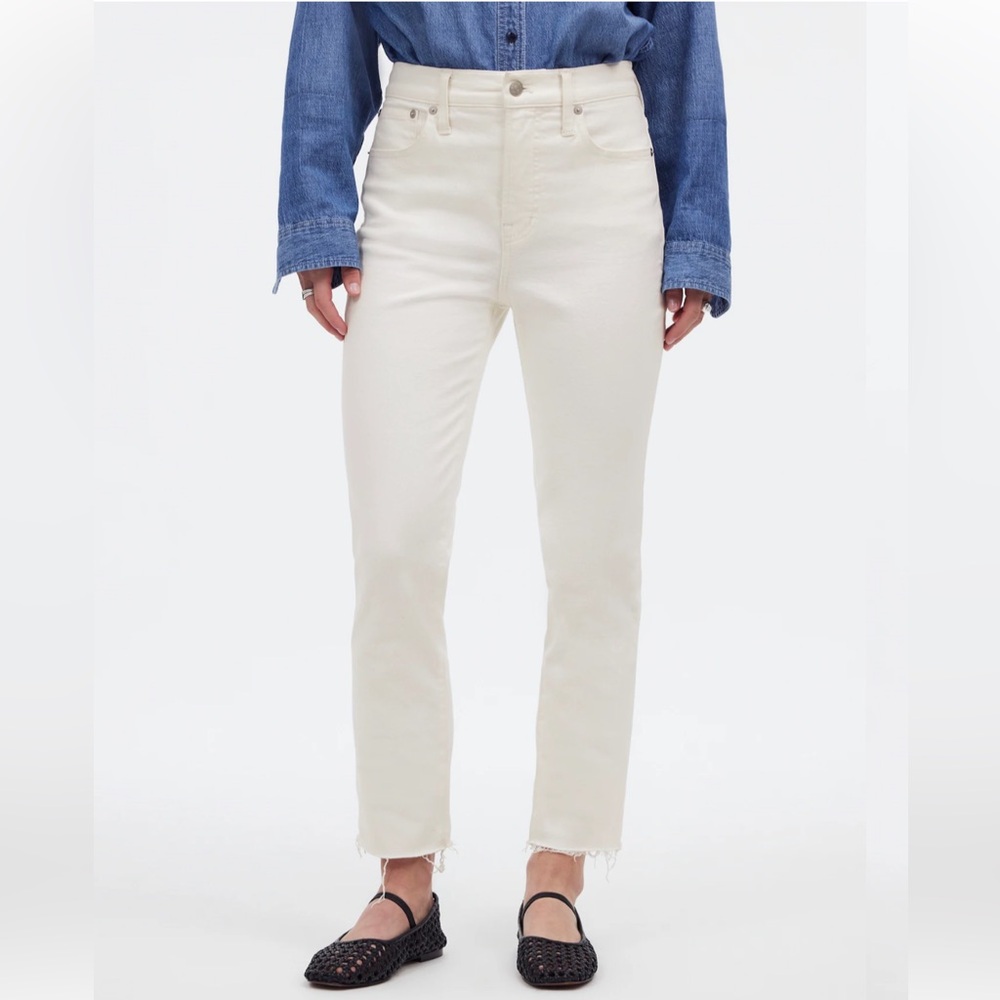 Madewell The Perfect Vintage Jean Tile White